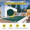 VEVOR Pool Safety Cover 16x40 ft, Inground Pool Cover Fit for PP Material, Rectangle Inground Safety Pool Cover Green
