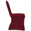 Chair Cover Stretch Burgundy 18 pcs