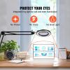 VEVOR Magnifying Glass with Light and Stand, 5X Magnifying Lamp, 4.3" Glass Lens, Desk Magnifier with Light, 64 LED Lights 5 Color Modes