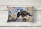 Watercolor Birds Throw Pillow Throw Pillow for Indoor Couch Bed Outdoor Patio Washable, Eagle 3210,12Hx16W