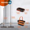 Sponge Mop Kit and Collapsible Bucket, Mop and Bucket for Floor Cleaning, Hands Free Home Floor Cleaning, Floor Cleaning System