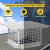 VEVOR Chimney Cap, 13" x 13" Flue Caps, 304 Stainless Steel Fireplace Chimney Cover, Adjustable Metal Spark Arrestor with Bolts Screws