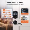 VEVOR Keyless Entry Door Lock with Handle, Electronic Keypad Entry Lever, Password and Key Unlock Combination Door Lock