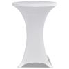 Stretch Standing Table Covers 4 pcs 31" White