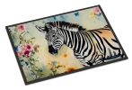 Zebra Doormat Front Door Mat Indoor Outdoor Rugs for Entryway, Non Slip Washable Low Pile, 24H X 36W