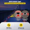 Vevor Driveway Lights, 8-Pack Solar Driveway Lights with Switch Button, Solar Deck Lights Waterproof