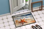 Starfish Doormat Front Door Mat Indoor Outdoor Rugs for Entryway, Non Slip Washable Low Pile, 24H X 36W