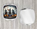 Witches Spooky Halloween Compact Mirror Decorative Travel Makeup Mirror for Women Girls Gifts Pocket Makeup Mirror Folding Handheld