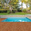 27pcs Wood Interlocking Deck Tiles 11.8"x11.8", Waterproof Flooring Tiles for Indoor and Outdoor