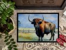 American Bison Doormat Front Door Mat Indoor Outdoor Rugs for Entryway, Non Slip Washable Low Pile, 24H X 36W
