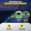 Vevor Driveway Lights, 4-Pack Solar Driveway Lights with Switch Button, Solar Deck Lights Waterproof
