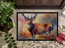 Deer Doormat Front Door Mat Indoor Outdoor Rugs for Entryway, Non Slip Washable Low Pile, 24H X 36W